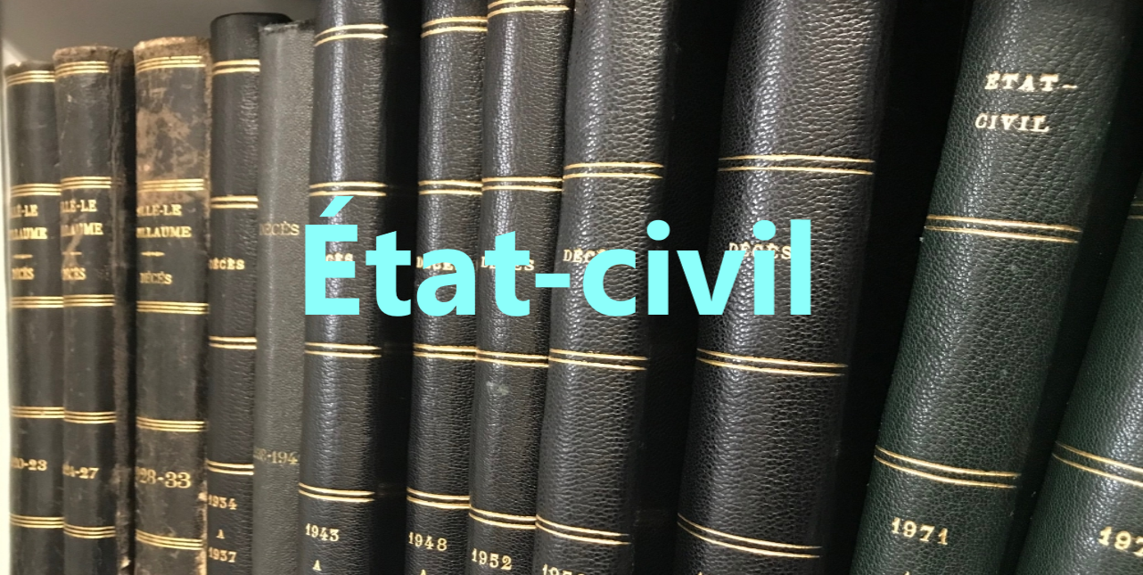 image de registre d'état civil